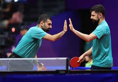 نایب قهرمانی تیم دوبل برادران عالمیان در مسابقات تنیس روی میز فیدر